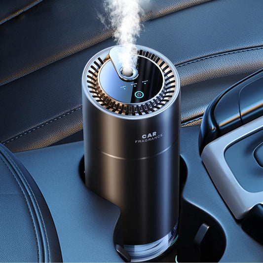 Desodorisant Voiture , F26 Diffuseur De Voiture, Atomiseur À Ultrasons, Concentration Réglable, Marche/Arrêt Automatique, Parfum Naturel Français 45 ML, Durée 6 Mois, Parfum Voiture De Cologne